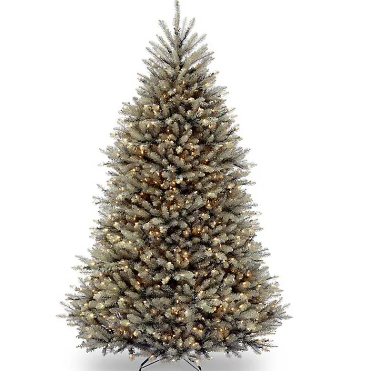 Christmas Trees>Kirklands Home 7.5 ft. 900 Light Dunhill Blue Fir Christmas Tree