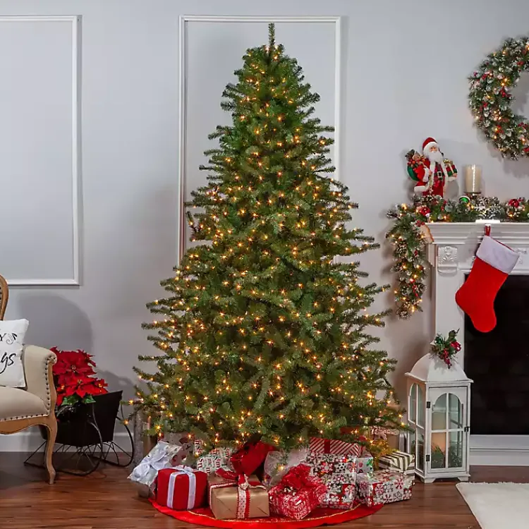 Christmas Trees>Kirklands Home 7.5 ft. Clear Lit Norfolk Pine Christmas Tree