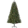 Christmas Trees>Kirklands Home 7.5 ft. Color-Changing Lit Spruce Christmas Tree