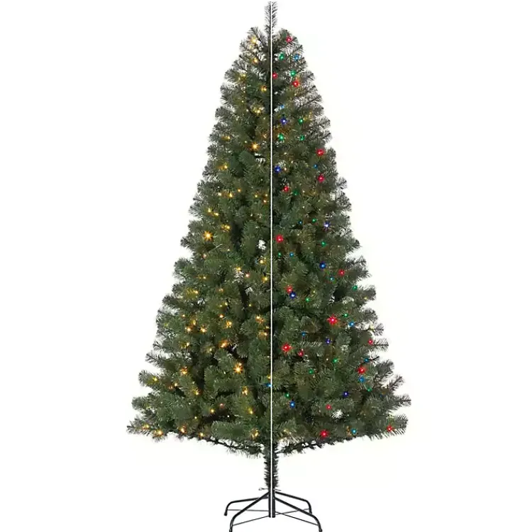 Christmas Trees>Kirklands Home 7.5 ft. Color-Changing Lit Spruce Christmas Tree