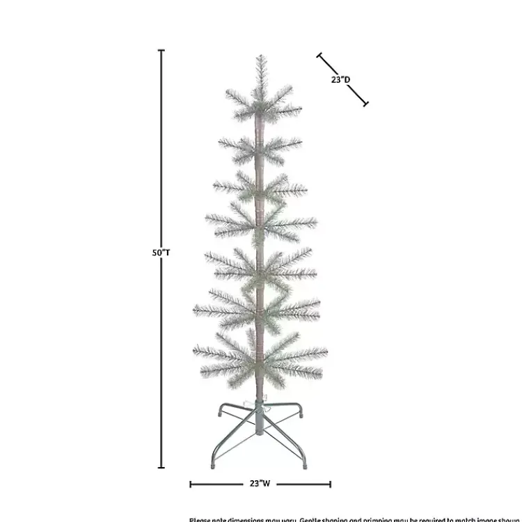 Christmas Trees>Kirklands Home 4 ft. Feather Bristle Display Christmas Tree