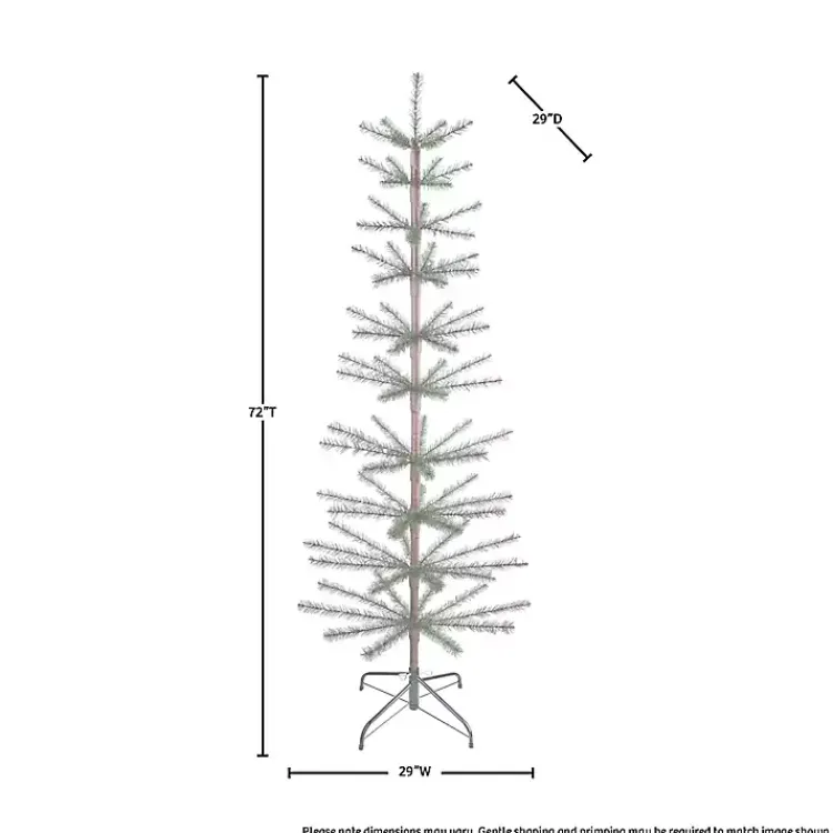 Christmas Trees>Kirklands Home 6 ft. Feather Bristle Display Christmas Tree
