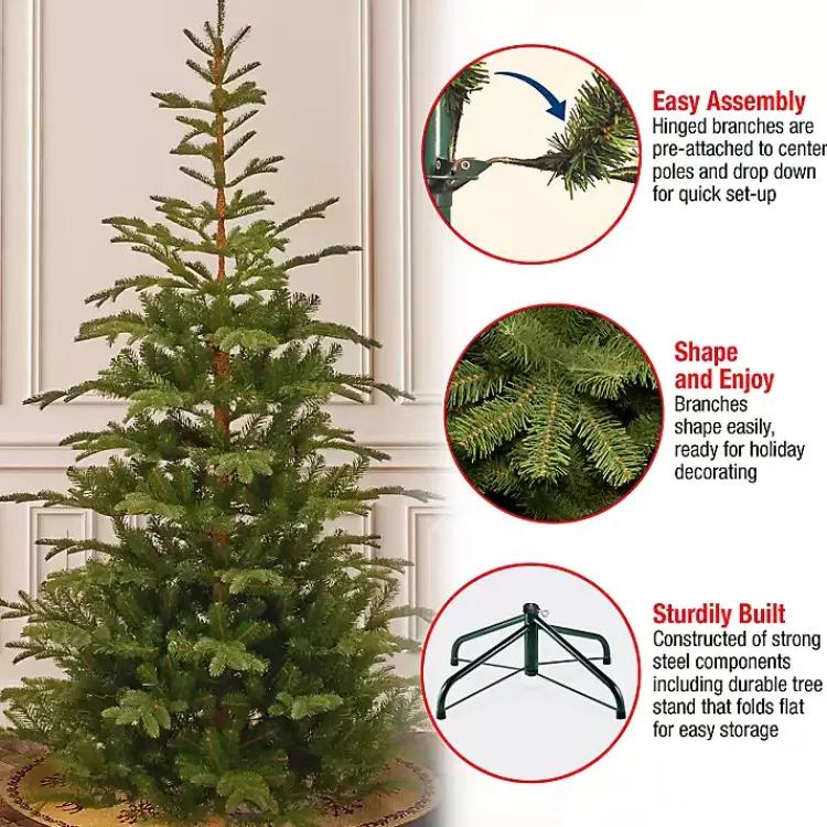 Christmas Trees>Kirklands Home 7.5 ft. Feel Real Norwegian Spruce Christmas Tree