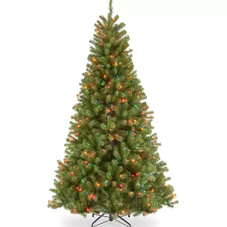 Christmas Trees>Kirklands Home 7 ft. Multi-Lit North Valley Spruce Christmas Tree