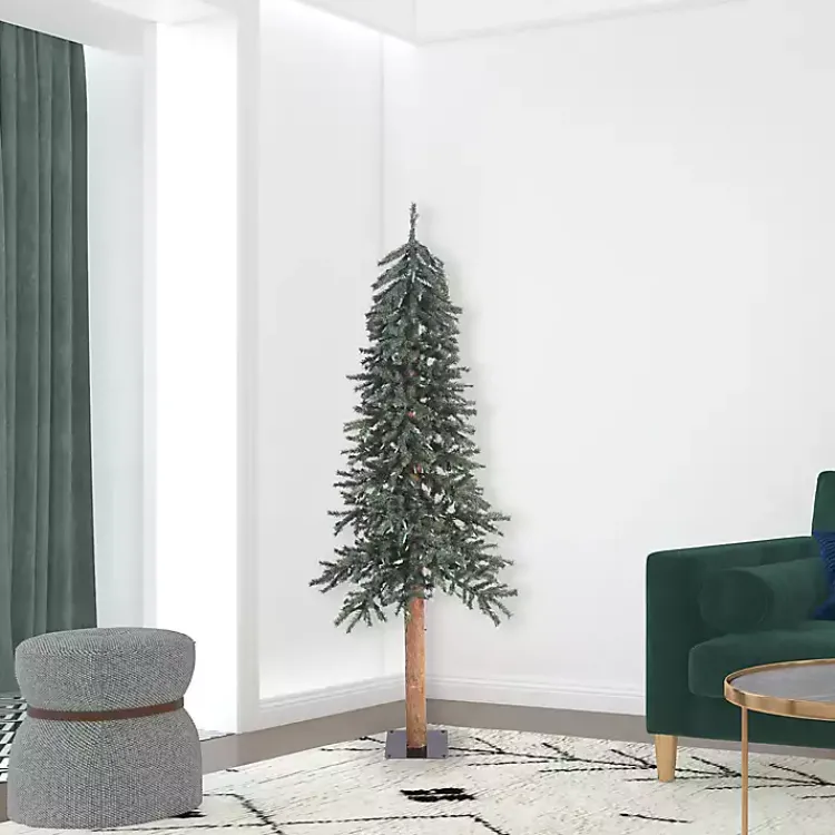 Christmas Trees>Kirklands Home 6 ft. Natural Bark Alpine Christmas Tree