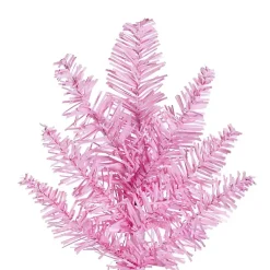 Christmas Arrangements & Garland>Kirklands Home 2 ft. Plastic Christmas Tree Pink