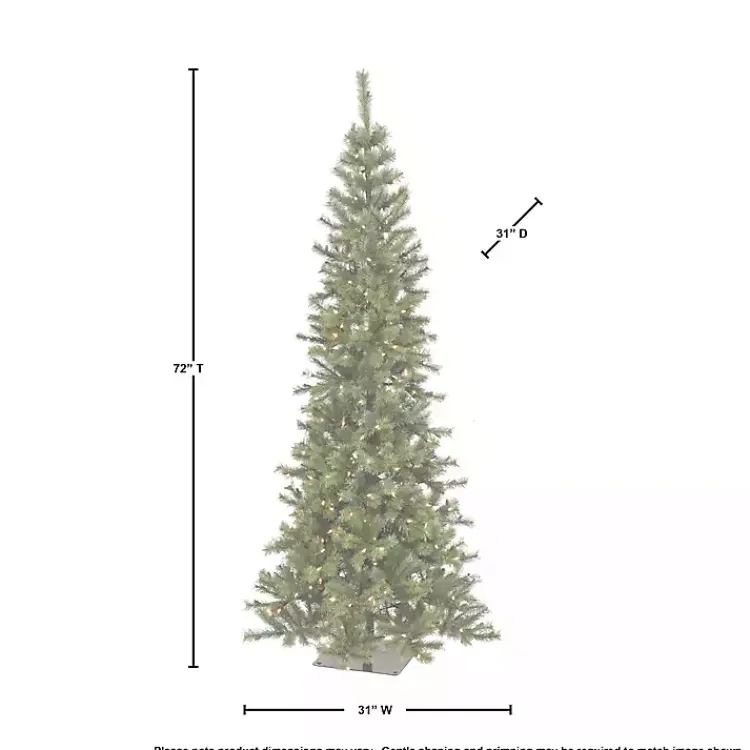 Christmas Trees>Kirklands Home 6 ft. Pre-Lit Asheville Alpine Christmas Tree
