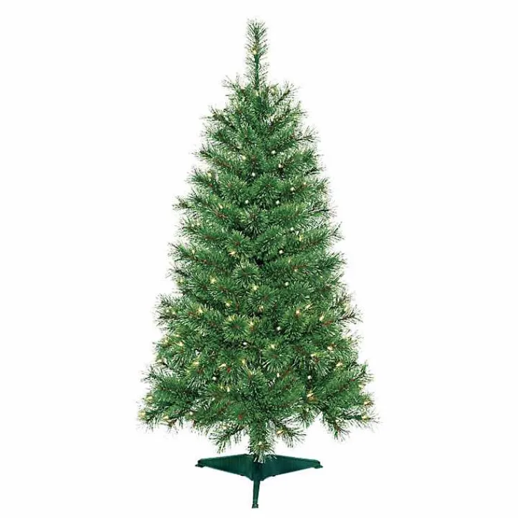 Christmas Trees>Kirklands Home 4 ft. Pre-Lit Cashmere Christmas Tree