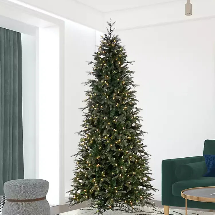 Christmas Trees>Kirklands Home 9 ft. Pre-Lit Douglas Fir Slim Christmas Tree