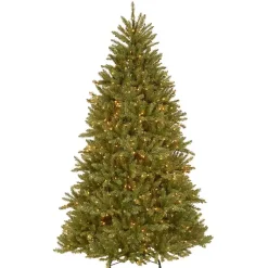 Christmas Trees>Kirklands Home 7.5 ft. Pre-Lit Dunhill Fir Christmas Tree