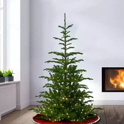 Christmas Trees>Kirklands Home 6.5 ft. Pre-Lit Feel Real Norwegian Christmas Tree