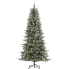 Christmas Trees>Kirklands Home 7 ft. Pre-Lit Flocked Arctic Pine Christmas Tree
