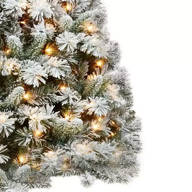 Christmas Trees>Kirklands Home 7.5 ft. Pre-Lit Frosted Branches Christmas Tree