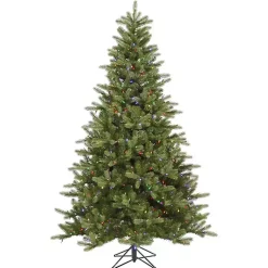 Christmas Trees>Kirklands Home 7.5 ft. Pre-Lit Multicolor Spruce Christmas Tree