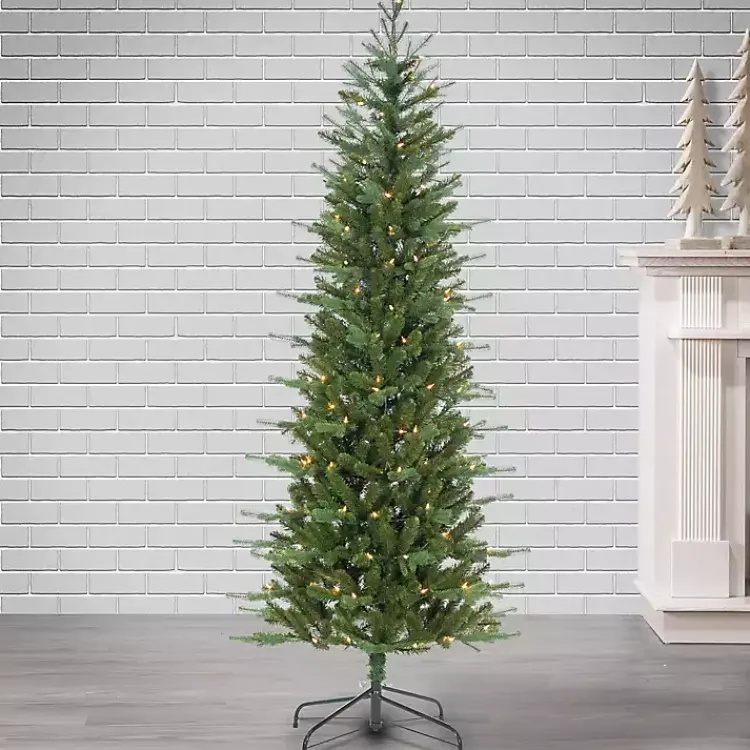 Christmas Trees>Kirklands Home 6.5 ft. Pre-Lit Narrow Dover Pine Christmas Tree
