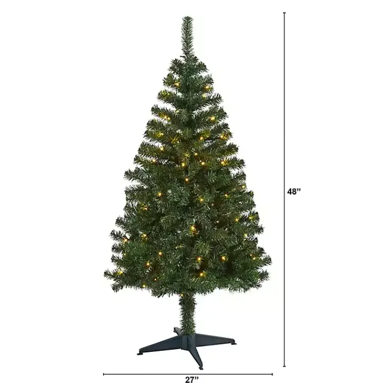 Christmas Trees>Kirklands Home 4 ft. Pre-Lit Northern Pine Christmas Tree