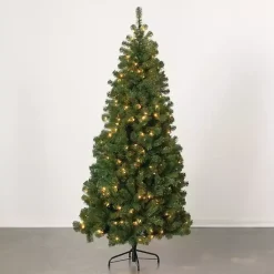 Christmas Trees>Kirklands Home 6.5 ft. Pre-Lit Pine Christmas Tree