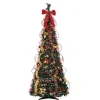 Christmas Trees>Kirklands Home 6 ft. Pre-Lit Pop-Up Decorated Christmas Tree