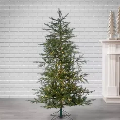 Christmas Trees>Kirklands Home 5 ft. Pre-Lit Portland Pine Christmas Tree