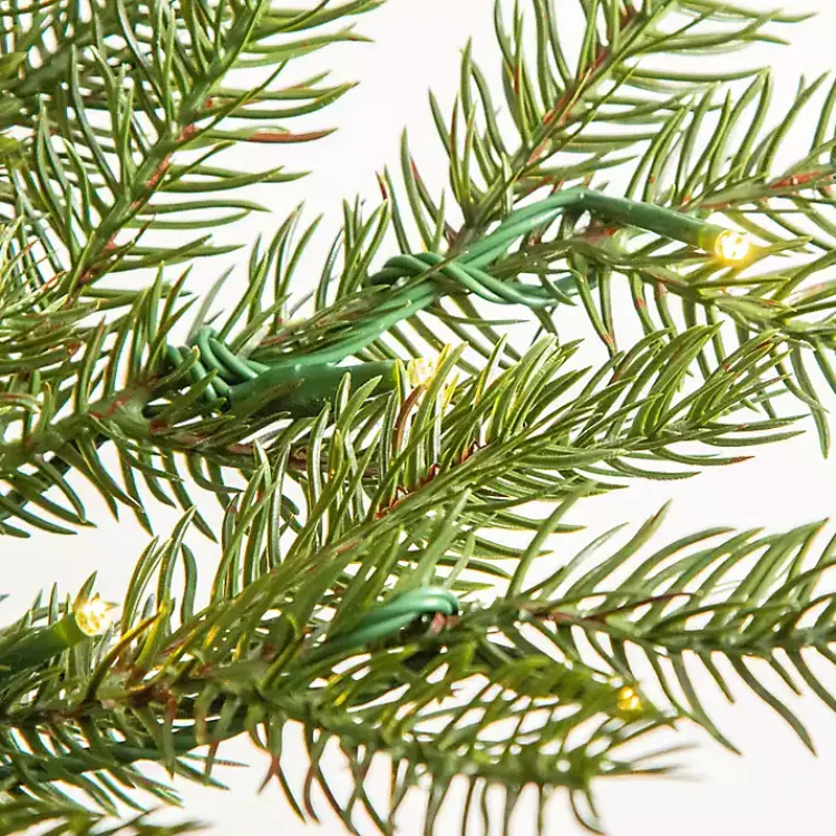 Christmas Trees>Kirklands Home 5 ft. Pre-Lit Portland Pine Christmas Tree