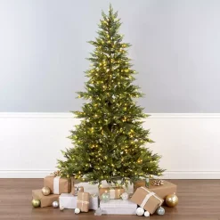 Christmas Trees>Kirklands Home 7.5 ft. Pre-Lit Real Feel Fern Christmas Tree