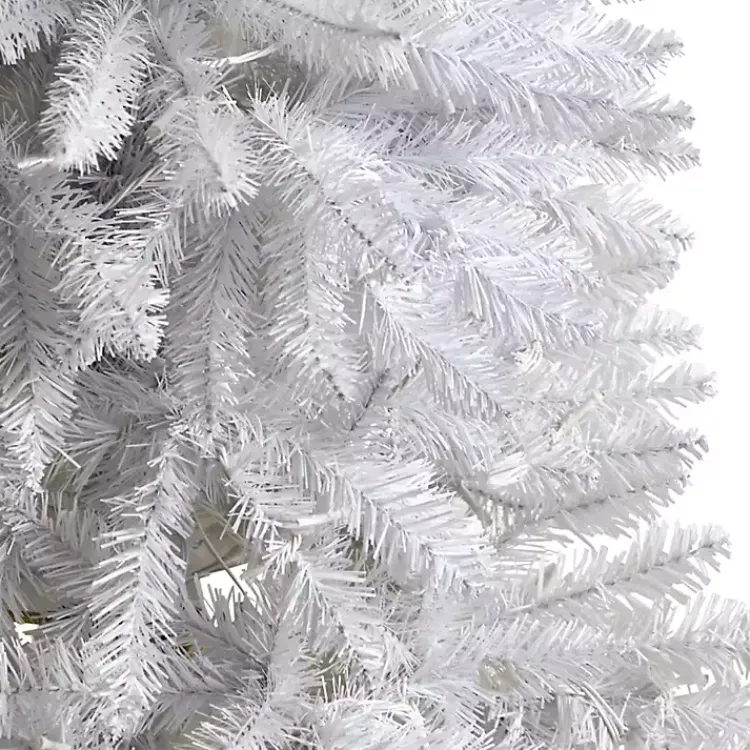 Christmas Trees>Kirklands Home 4 ft. Pre-lit Slim White Christmas Tree