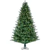 Christmas Trees>Kirklands Home 5.5 ft. Pre-Lit White Lights Spruce Christmas Tree
