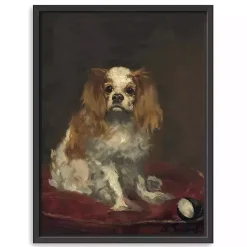 Kirklands Home A King Charles Spaniel Framed Canvas Art Print Brown Online