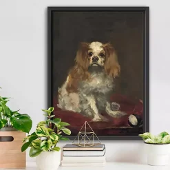 Kirklands Home A King Charles Spaniel Framed Canvas Art Print Brown Online