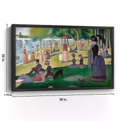 Kirklands Home A Sunday Afternoon Framed Canvas Art Print Multi Hot
