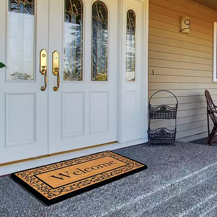 Kirklands Home Abbington Welcome Doormat, 36x24 Sale