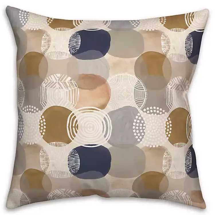 Kirklands Home Abstract Circles Indoor/Outdoor Pillow Multi Online