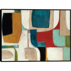 Kirklands Home Abstract Fold Framed Canvas Art Print Multi Sale