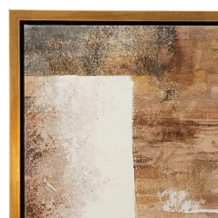 Kirklands Home Abstract Gold Framed Canvas Art Print Sale