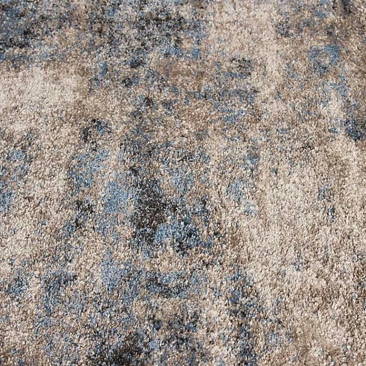 Kirklands Home Abstract Jada Area Rug, 5x8 Blue New
