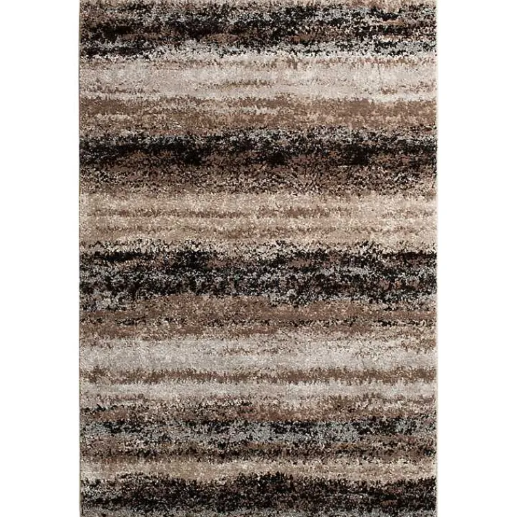 Kirklands Home Abstract Jordi Area Rug, 5x8 Tan Discount