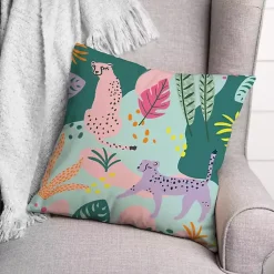 Pillows>Kirklands Home Abstract Jungle Leopard Throw Pillow