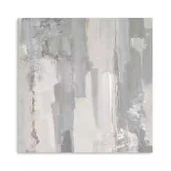 Kirklands Home Abstract Meadow Large Canvas Art Print Gray Discount
