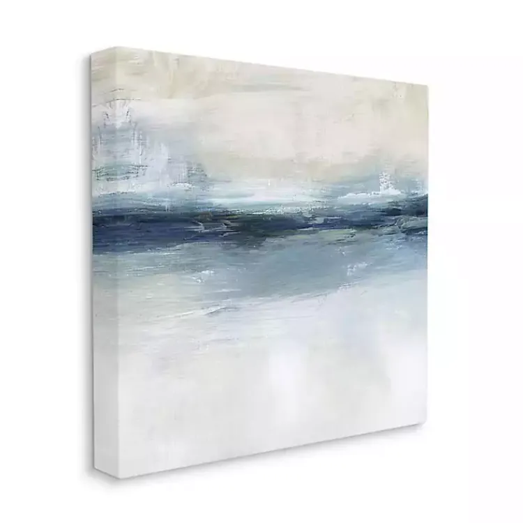 Kirklands Home Abstract Nautical Horizon Canvas Print, 24x24 in. New