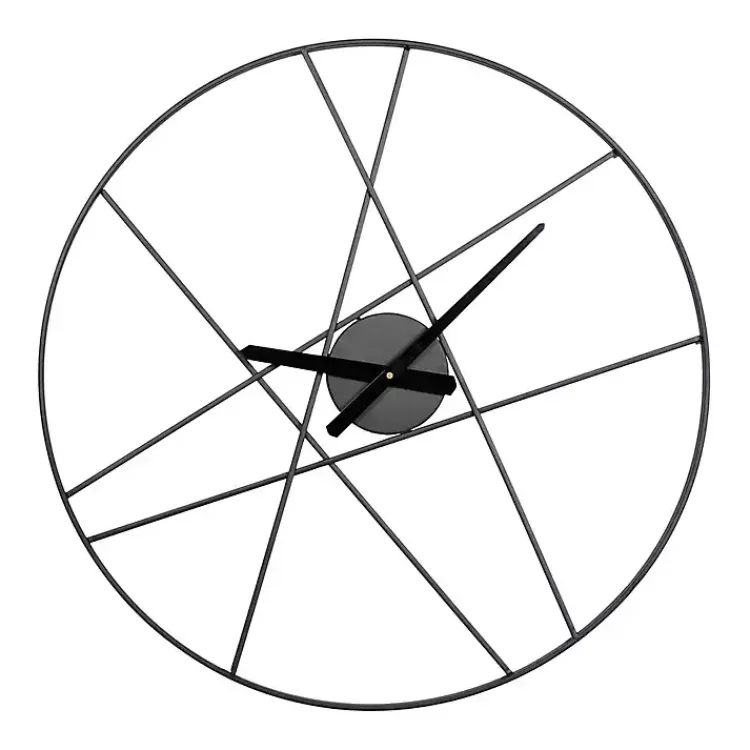 Kirklands Home Abstract Open Frame Web Wall Clock, 24 in. Outlet