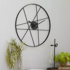 Kirklands Home Abstract Open Frame Web Wall Clock, 24 in. Outlet