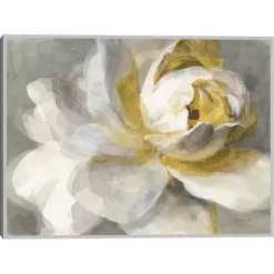 Kirklands Home Abstract Rose Framed Canvas Art Print New