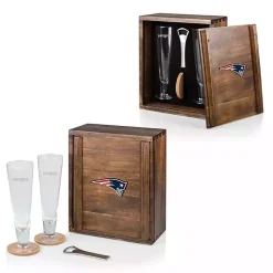 Kirklands Home Acacia New England Patriots Beer Glass Set Sale