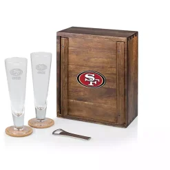 Kirklands Home Acacia San Francisco 49ers Beer Glass Set Hot