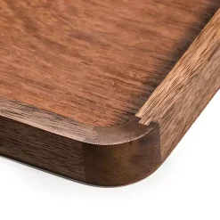 Kirklands Home Acacia Wood Rectangle Serving Tray with Handles Brown Online