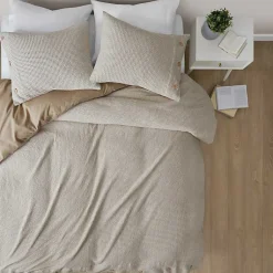 Kirklands Home Alaya 3-pc. California King Waffle Duvet Set Ivory Clearance