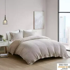 Kirklands Home Alaya 3-pc. California King Waffle Duvet Set Ivory Clearance