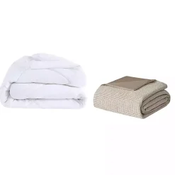 Kirklands Home Alaya 4-pc. Full/Queen Waffle Duvet Set Tan Clearance