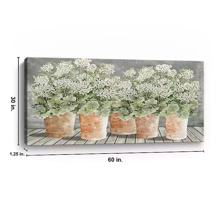 Kirklands Home All In a Row II Floral Canvas Art Print Outlet