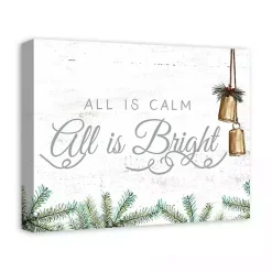 Christmas Art & Wall Decor>Kirklands Home All is Calm Canvas Art Print